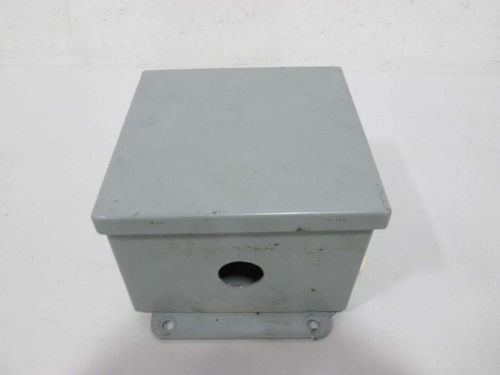 WALL-MOUNT STEEL 6X6X4 IN ELECTRICAL ENCLOSURE D350269
