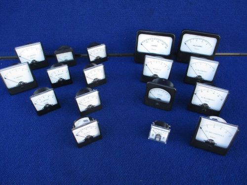 #k141 lot/16 simpson gauge meter dc ac volts amperes milliamperes for sale