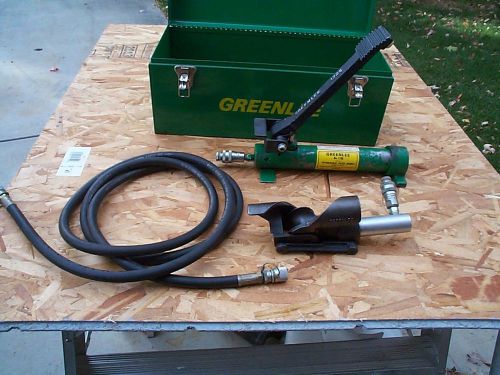Greenlee 800 Hydraulic Cable Bender with 1731 Foot Pump. Great condition.