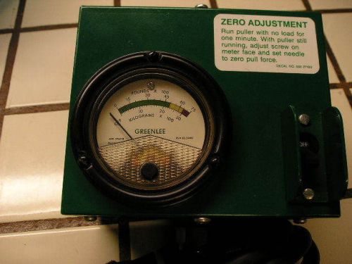 Greenlee 37179 force gauge ammeter for super tugger cable puller 6001  (only) for sale