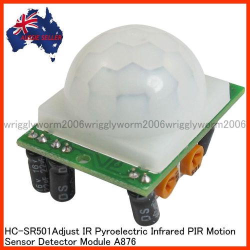 IR Mini Adjust Pyroelectric Infrared PIR Motion Human Sensor Detector Module NEW
