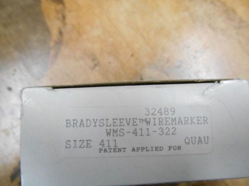 Brady WMS-411-322 BradySleeve Brady Sleeve Wire Marker