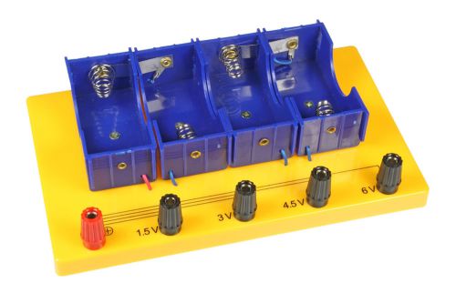 Battery holder power supply with 4 different outlet supply voltages for sale