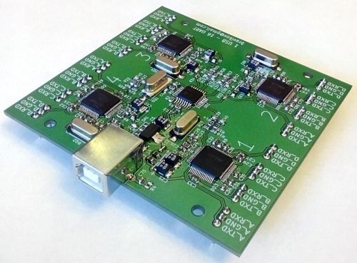 16 channel USB to UART converter