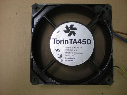 Torin Model TA450 Fan - 4-1/4&#034; Diameter Blades - 230VAC - Powers up as Shown