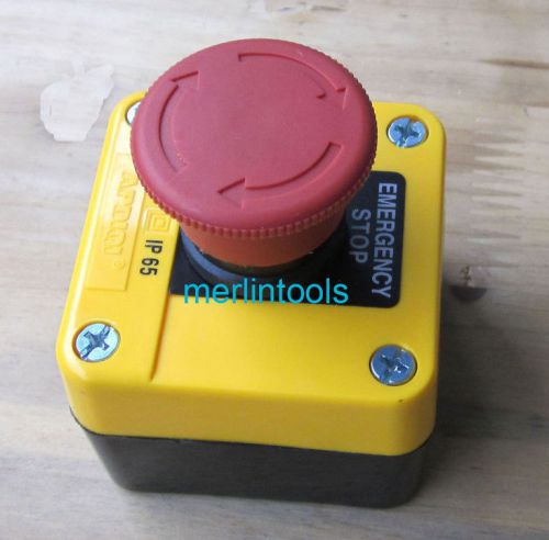 Red Sign Emergency Stop Push Button 660V Switch