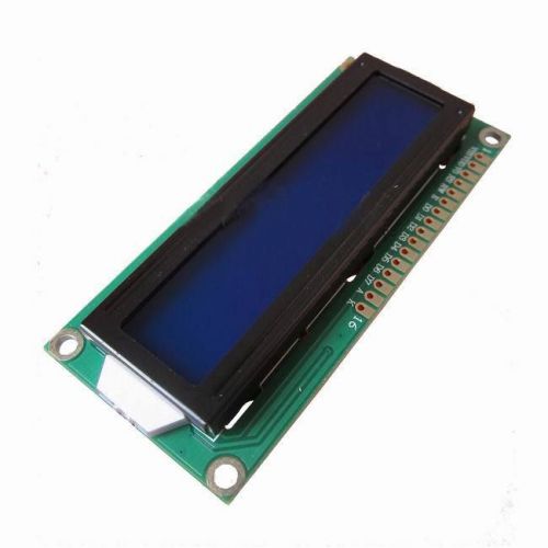 16x2 hd44780 character lcd display module blue blacklight 1602 for sale