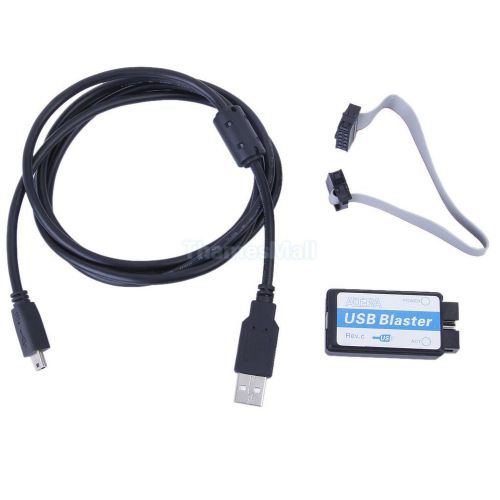 Usb blaster cable cpld fpga jtag programmer w/ jtag cable fast download speed for sale