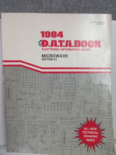 DATA BOOK MICROWAVE  EDITION 51  1984