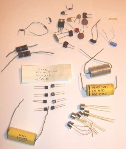 Lot of 35 Assorted Capacitors electronic Components