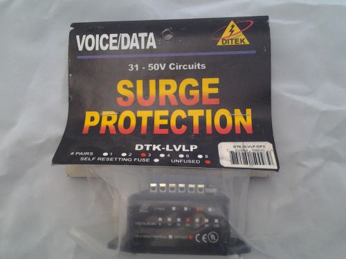 Ditek DTK-3LVLP-OPX VOICE/DATA CARD ACCESS SURGE Protector 3PAIR