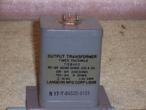 OG5528- Times Facsimile 5000 ohm to 200/4 ohms  Audio Output Transformer