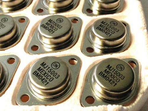MJ15003 NPN Audio Power Amplifier transistor MJ15003G  Qty:2 / no China parts!-:
