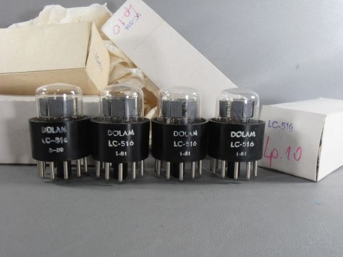 4 x VINTAGE DOLAM LC516 NIXIE CLOCK INDICATOR TUBES // NEW IN BOX !!