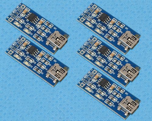 5pcs TP4056 1A Lithium Battery Charging Board Charger Module 5V