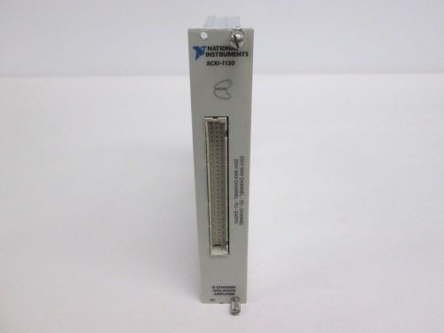 NATIONAL INSTRUMENTS SCXI-1120 181695H-01 8 CHANNEL ISOLATION AMPLIFIER D318036