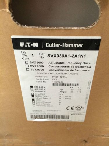 Eaton SVX9000 Cutler SVX030A1-2A1N1 VFD SVX AFD Variable Frequency Drive New