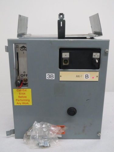 Square d 8536 sc01 series a starter size 3 100a 50hp fusible mcc bucket b303596 for sale