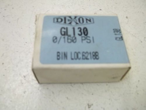 DIXON GL130 GAUGE 0-160PSI *NEW IN A BOX*