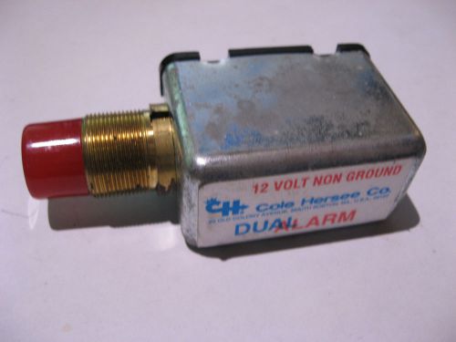 Cole hersee dual alarm 12v-ac pilot light non-ground - used tested for sale