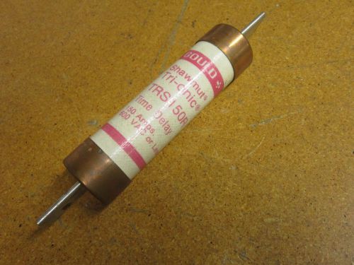 Gould shawmut tri-onic trs150r time delay fuse 150amp 600vac new for sale