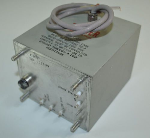 Del Electronics Corp 2.5KV 4MA DC High Voltage Transformer Model# 2.5HRM4N1