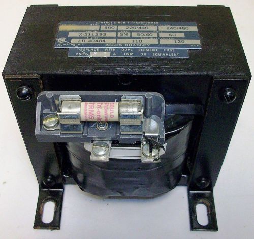 Allen-bradley 0.5kva control transformer x-211293 for sale