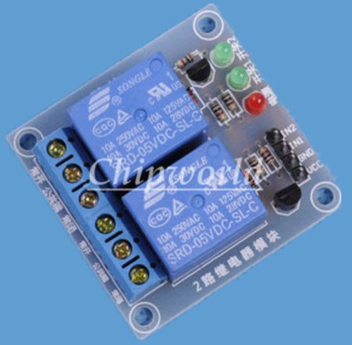 5v 2-channel relay module low level triger relay shield for sale