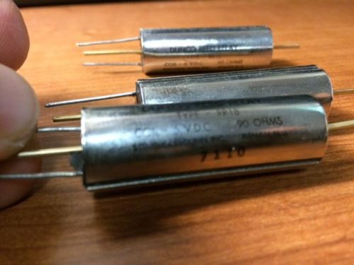 Old Stock Lot of 3 Dunco Reed Relays 90 Ohms 7110 Struthers Dunn Pitman NJ