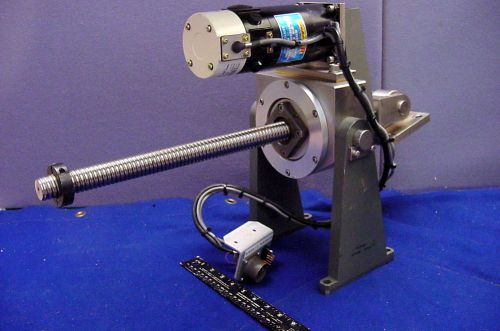 Very capable used sanyo denki motorized lead screw assembly w/large motor, more! for sale