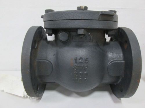 NEW NIBCO F-918-B IRON 200 SWING GATE FLANGED 3 IN CHECK VALVE D303889