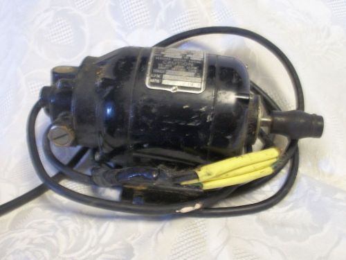 Ac electric motor 115 vac- 0.53 amps - 60 cycles for sale