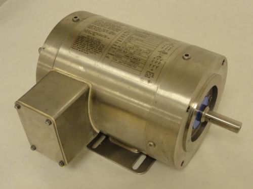 92545 old-stock, baldor csswdm3546 ac motor, 1hp, 208-230/460v, 3ph, 1740rpm for sale