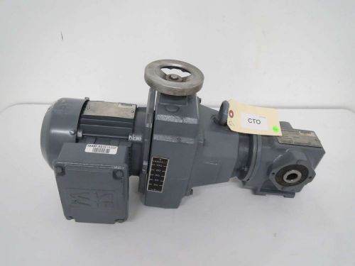 SEW EURODRIVE SA37T 0.5HP 230/460V-AC 3PH AC GEAR 18.24:1 MOTOR B425291