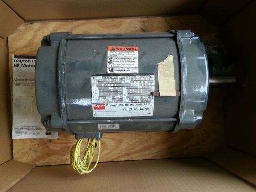 NEW Dayton electric motor 3kw34 3hp 1750 rpm energy efficient industrial nos FL