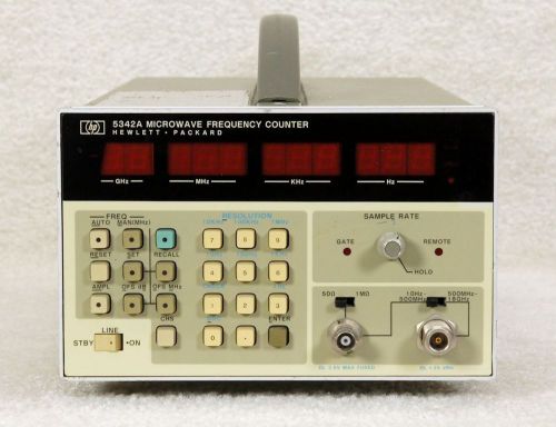 HP Model 5342A Microwave Frequency Counter