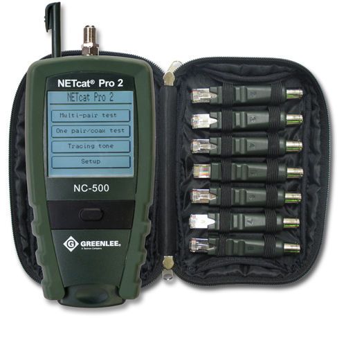 Greenlee TM-500 Cable Tester and NC-510 Remote Unit Kit
