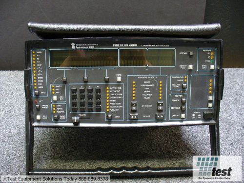 Acterna ttc jdsu 6000 communications analyzer mainframe  id #23851 test for sale