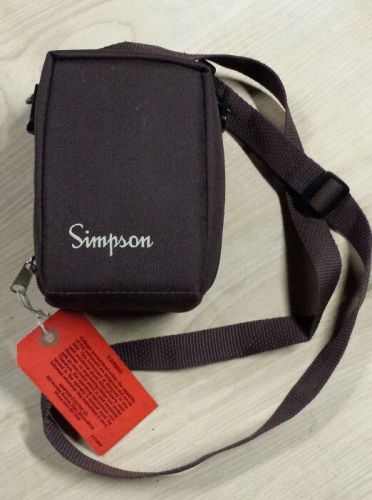 Simpson 8455 line loop tester new with case brown meter for sale