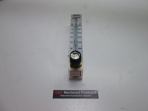 Cole parmer flowmeter 0-300lpm / 0-18000 lph, 1/4&#034; npt for sale