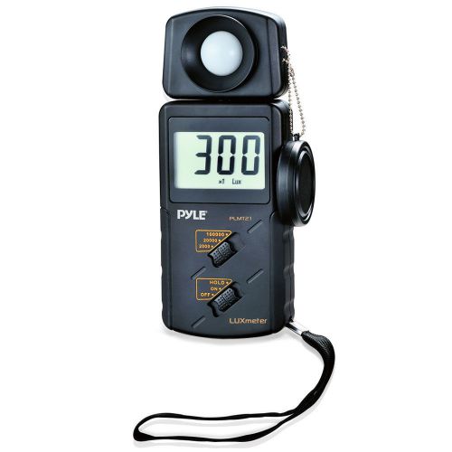 Pyle-Meters PLMT21 Portable 20000 Lux Range Digital Display Light Photometer