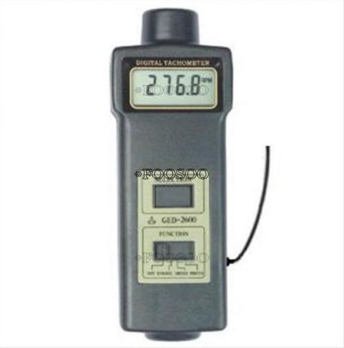 Engine Laser Tachometer 2IN1 Motor GED2600 Automobile Rotate Speed Tester dfpm