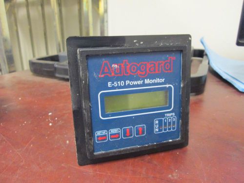 Autogard E-510 Power Monitor E-510-0204-00-0 Used