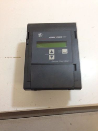 General Electric PLE3PNLDG02 Electronic Power Meter 10 AMP 277 Volt Used