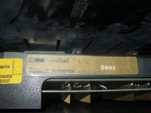 GenRad Model: 1732 GR03 Socket Adapter. &lt;