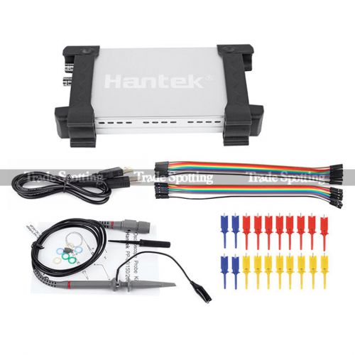 Hantek 6022bl pc based usb digital portable oscilloscope + 16 chs logic analyzer for sale