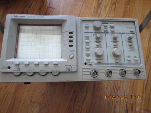 Tektronix tas475 100 mtz 4 channel analog oscilloscope (used) for sale