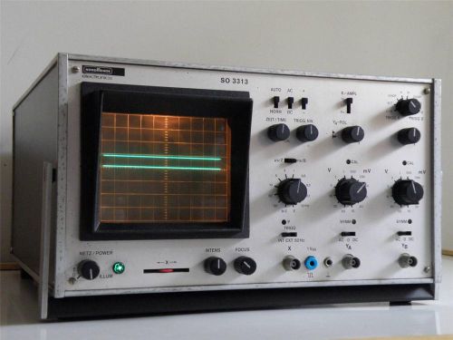 1974/75 VINTAGE NORDMENDE ELECTRONICS SO-3133 OSCILLOSCOPE WEST GERMANY, WORKING