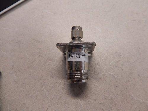 MIDISCO XPNF-SM N (F) TO SMA (M) 4 HOLE FLANGE ADAPTERS TO 18 GHz    627