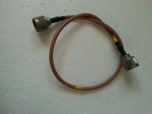 Suhner Teflon Silver  coat cable  with suhner connectors 47-48cm